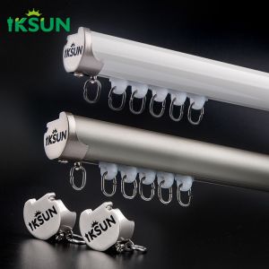 China Straight Window Rail Roller Aluminium Curtain Track T5 Temper wholesale