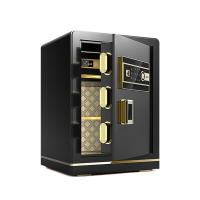 China Black Home Office Safe Box Large Storage Space Digital Security on sale