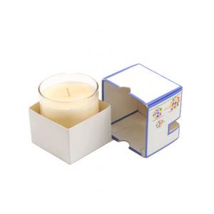 OEM / ODM Candle Packaging Box 4 color Offset Printing Boxes Rectangular