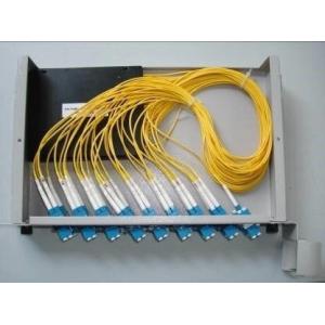 FTTx Frame Type Fiber Optic Splitter PLC 1:N 2:N With SC UPC Connectors