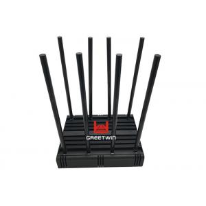 China 8 Antennas Desktop GSM DCS 3G 4G WIFI Cell Phone Signal Jammer Suit for Europe supplier