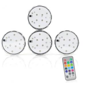 Waterproof Remote Control Multi Color Submersible LED light  4PCS As One Set