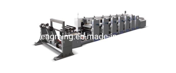 Unit Type 4/5/6/7/8 Color Flexography CE Approved Flexible Packaging Printing Machine