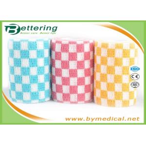 China Colored Self Adhering Elastic Cohesive Bandage Coflex Tape No Stimulation wholesale