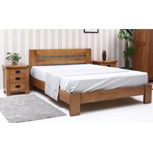 China Complete Economic Dark Wood Bedroom Set , Solid Wood Contemporary Bedroom Furniture wholesale