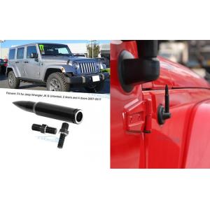 China Aluminum Alloy Car Spares Parts 80mm Aerials Antenna Fit For Jeep Wrangler JK supplier