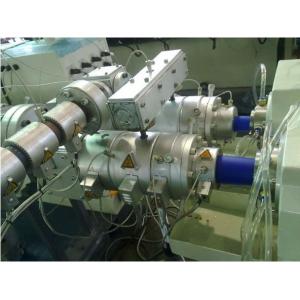 Rainwater Drainage PVC Twin Pipe Extrusion Machine , PP PE PVC Twin Pipe Production Line