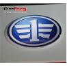 Chrome Advertising Car Brand Signs Name, Automobile Exhibition Logo Sign, car