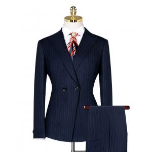 Custom Ladies Double Breasted Formal Suits for Women in Spring Summer Autumn Winter