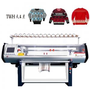 China 52 Inch Jacquard School Uniform Sweater Knitting Machine Computerized Control supplier