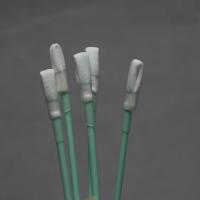 China 165mm Polyester Dacron Swab With Heat Shrink Green Rigid Handle Swabs on sale