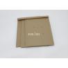 Courier Brown Kraft Paper Bubble Mailers Recyclable With Custom Pringting