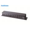 12 Port Rack Mounted Cable Management Cold Rolled Steel With Powder Coat