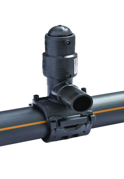 SDR11 PE DN63-DN315 Electrofusion Tapping Saddle Polyethylene Pipe Fittings