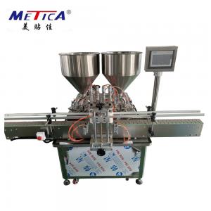 China PLC programmable Small Scale Bottle Filling Machine , Viscous Liquid Filling Machine supplier