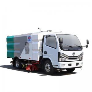 Diesel Municipal Sanitation Truck 4x2 130 HP Wheelbase 3300mm Street Sweeper Truck