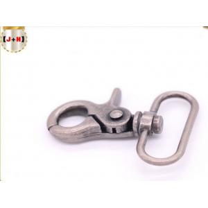 China Antique Brass Brused Plated Swivel Eye Snap Hook , Swivel Hook Trigger Snap For Bags supplier