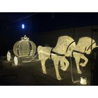 China led outdoor christmas decoration horse carriage on sale