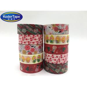 Custom Printed Foil Washi Paper Tapes For Planner Colorful Gold Masking Tape Washi