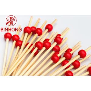 Decoration Natural Bamboo 15CM Beaded Toothpicks