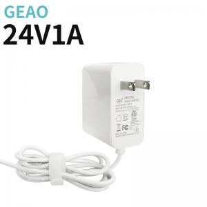 China 24V 1A Wall Mount Power Adapters Fast Charging For Ipad / Phone supplier
