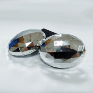 China Elliptical Lattice Plastic Material Perfume Bottle Caps 15mm Inner Diameter wholesale