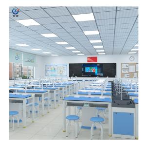 China Metal Biology Lab Furniture Table Corrosion Resistant Customized Sturdy supplier
