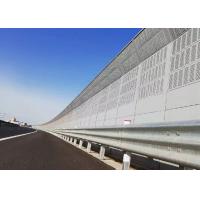 China Highway Aluminum Panel Cotton Filling Noise Barrier For Noise Absorbing on sale