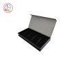 China Rectangle Black Printed Cardboard Makeup Box With EVA Insert wholesale