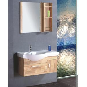 China Single ceramic sink thin bathroom vanity , contemporary bathroom vanity cabinets colors available wholesale
