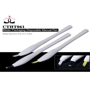 China Blister Packing Permanent Makeup Tools / Plastic Disposable Manual Pen wholesale