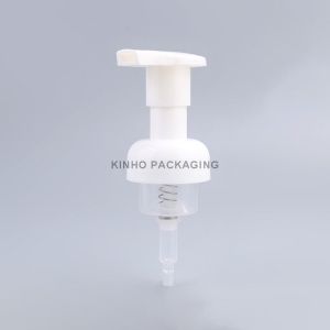 China 40MM Plastic Foaming Soap Dispenser Spray Pump Facial Cleanser Mousse Foam Pump Brush on sale