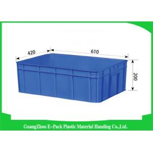 China Euro Industrial Storage Bins , Large Plastic Containers Cold Chain Moisture 43L supplier