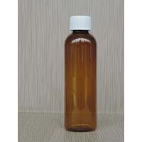 China 180ML Amber Round Cosmetic PET/HDPE Bottles With the scale Supplier Lotion for sale