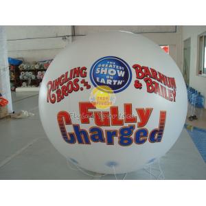 China L'hélium durable réutilisable blanc de la publicité monte en ballon pour des événements de divertissement supplier