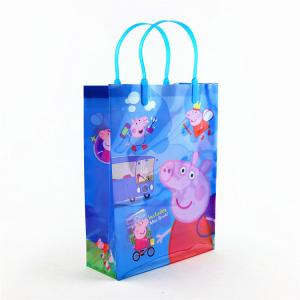 China custom blue plastic tote bags price environment for sale wholesale manufacturer supplier