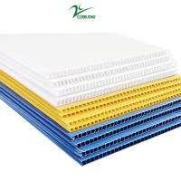 China Eco Friendly PP Corrugated Sheet 8mm 10mm Polypropylene Roofing Sheets on sale