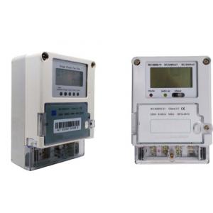 China Prepayment Intelligent Electric Meter , Single Phase Watt Hour Meter High Accuracy supplier