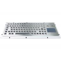 China Rugged Stainless Steel Industrial Keyboard With Mouse Touchpad on sale
