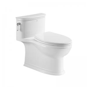 1.1 GPF Elongated One Piece Toilets Left Side Flush Handle Toilet