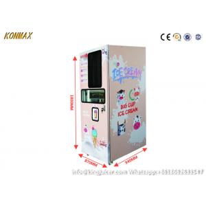 Freon 134 Soft Ice Cream Vending Machine Fully Automatic