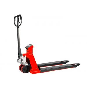 China Optional Wheels Carbon Steel SS Electric Pallet Jack With Weight Scale supplier
