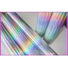 Over printable flexo holographic cold foil for paper