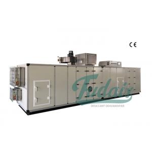 China PLC Automatic Industrial Air Dehumidifier With Cooling Coil 6000m3/h supplier