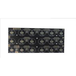 China High TG FR4 LED Aluminium PCB Board For Wash Wall Lamp Black Solder supplier