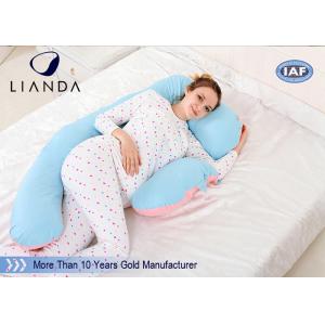 U Shape Maternity Body Pillow , Memory Foam Pregnancy Pillow Polyester / Cotton Fabric