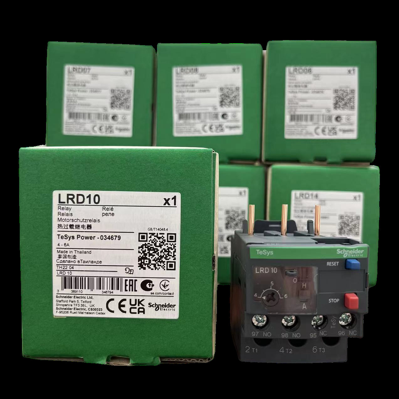China Relés de sobrecarga térmica Schneider 2,5...4 A classe 10A LRD08 on sale