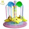 Hansel amusement park products kids electric airplane indoor soft playground