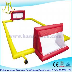 China Hansel inflatable soccer filed inflatable soccer area inflatable soccer ball playground supplier