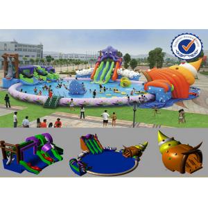 China PVC 30M Inflatable above ground Water Parks supplier